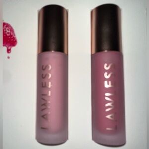 LAWLESS Lip Gloss Duo - Soft Pink and Mauve